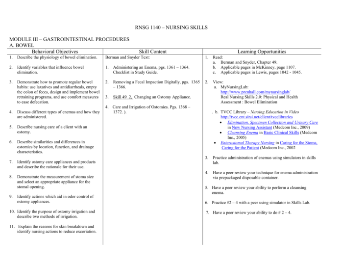 Rn learning system medical-surgical gastrointestinal practice quiz