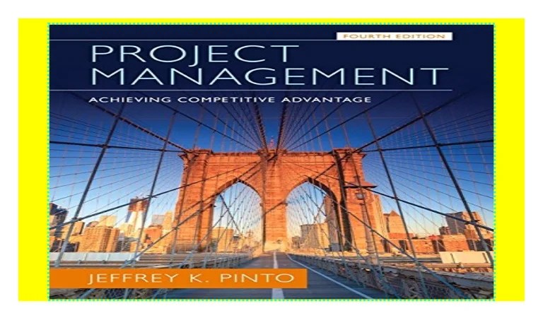 Project management achieving competitive advantage 5th edition pdf