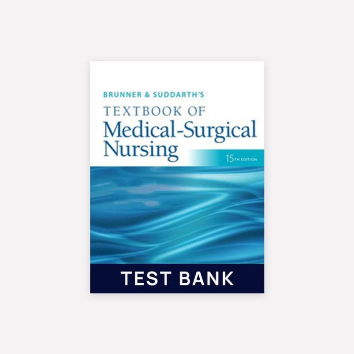 Medical surgical nursing 10th edition test bank